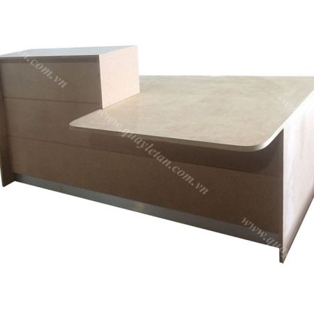 Quầy Lễ Tân Lệch Sơn QLTL S05